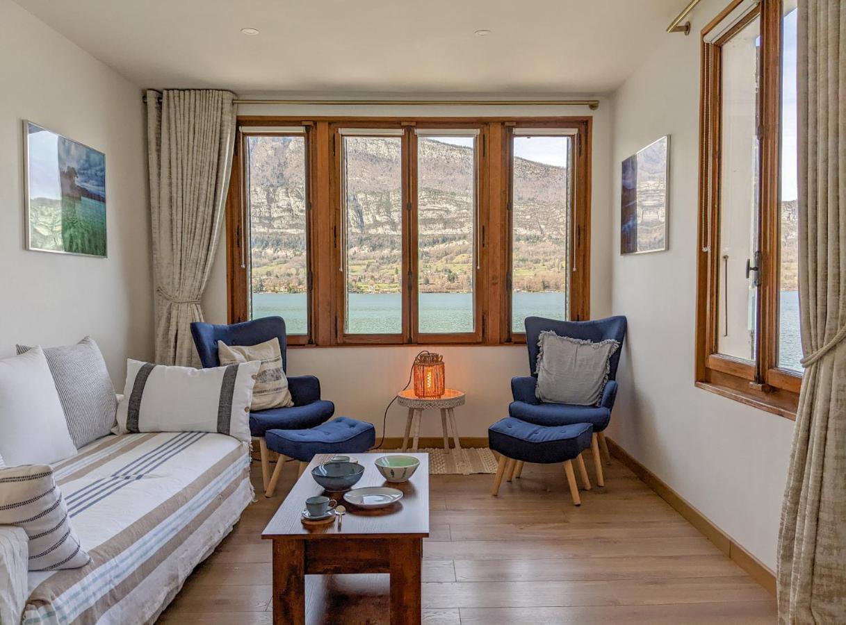 Reflet Bleu Du Lac D'Annecy 3 Etoiles - Face Au Lac, Parking Gratuit, Paddle Board ドゥサール エクステリア 写真